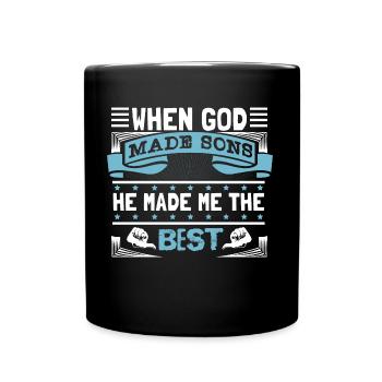 Best son family boy - Full Colour Mug - black - Front