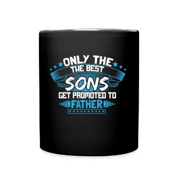Son Birthday Gift Idea - Full Colour Mug - black - Front