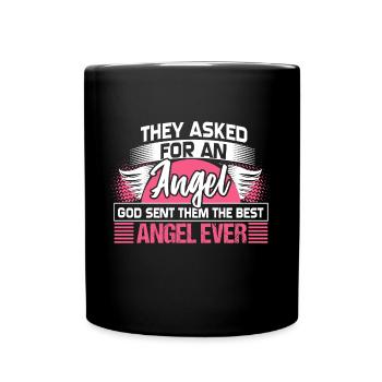 Beste Tochter Niedlich Geschenk - Tasse einfarbig - Schwarz - Vorne