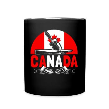Kanada Elch Staat Geschenk - Tasse einfarbig - Schwarz - Vorne