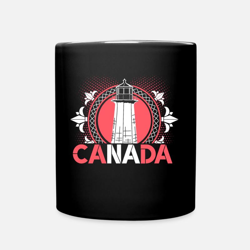 Feuille d’érable du Canada - Mug uni - noir