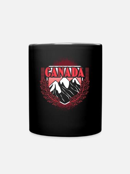 Kanada Elch Staat - Tasse einfarbig - Schwarz