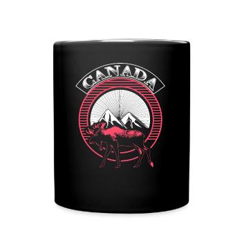 Idée cadeau Canada Snow State - Mug uni - noir - Devant