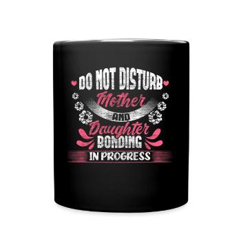 Mother and daughter Children's Day Mother Love - Full Colour Mug - black - Front