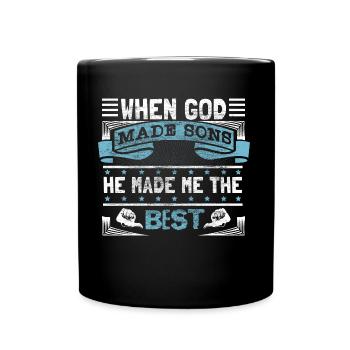 Meilleur cadeau de père de fils - Mug uni - noir - Devant