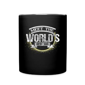Best son family boy - Full Colour Mug - black - Front