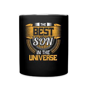 Idée de cadeau d’anniversaire du meilleur fils papa - Mug uni - noir - Devant