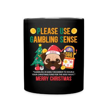 Cadeaux de Noël Noël - Mug uni - noir - Devant