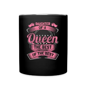 Idée cadeau fille fille - Mug uni - noir - Devant