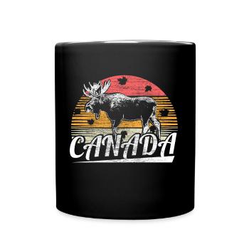 Cadeau de la Nation neige du Canada - Mug uni - noir - Devant