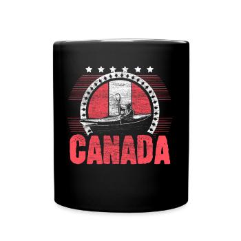 Cadeau de naissance pour pays du Canada - Mug uni - noir - Devant