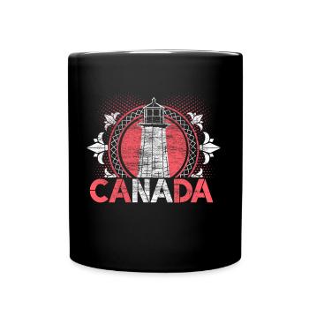 Origine de la neige au Canada - Mug uni - noir - Devant