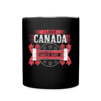 Idée cadeau Canada Snow Origin - Mug uni - noir - Devant