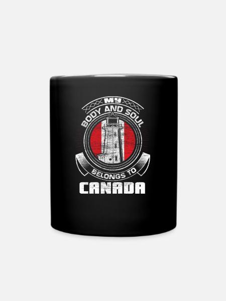 Idée cadeau du pays de naissance du wapiti du Canada - Mug uni - noir