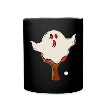 Table Tennis Halloween Spirit Halloween Disguise - Full Colour Mug - black - Front
