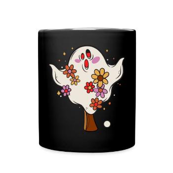 Table Tennis Halloween Spirit Halloween Disguise - Full Colour Mug - black - Front
