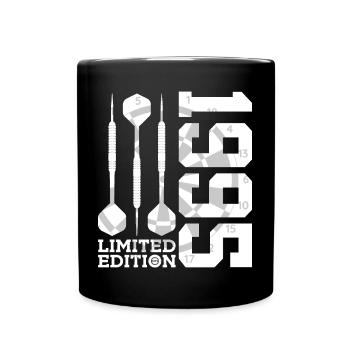 LIMITED EDITION 1995 DARTS 31ST BIRTHDAY - Full Colour Mug - black - Front