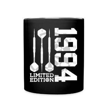 LIMITED EDITION 1994 DARTS 32. GEBURTSTAG - Tasse einfarbig - Schwarz - Vorne