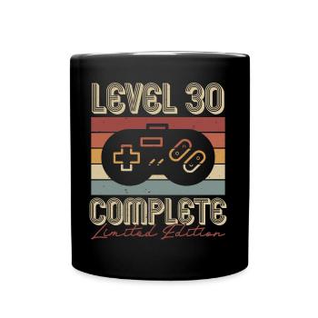 30 Anniversaire 30 ans Cadeau rétro - Mug uni - noir - Devant
