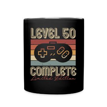 50e anniversaire 50e anniversaire Cadeau rétro - Mug uni - noir - Devant