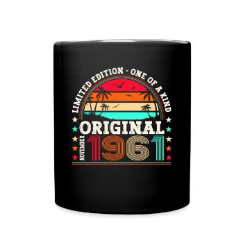 Original novembre 1961 Cadeau du 61e anniversaire - Mug uni - noir - Devant
