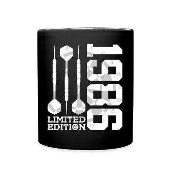 ÉDITION LIMITÉE 1986 DARTS 40E ANNIVERSAIRE - Mug uni - noir - Devant