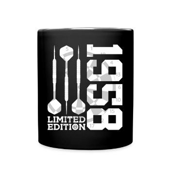 ÉDITION LIMITÉE 1958 FLÉCHETTES 68E ANNIVERSAIRE - Mug uni - noir - Devant