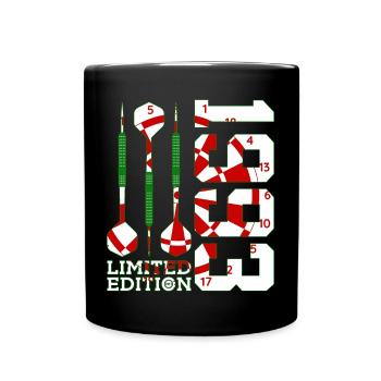 33. GEBURTSTAG DARTS LIMITED EDITION 1993 - Tasse einfarbig - Schwarz - Vorne