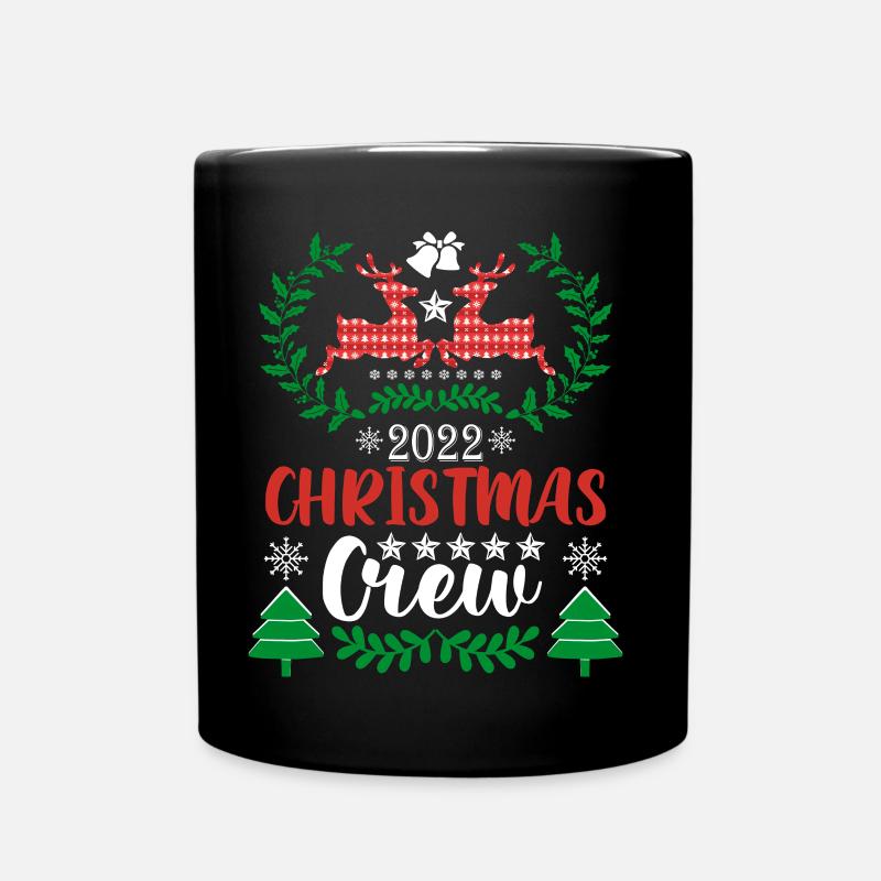 Rentier Weihnachten Pullover - Tasse einfarbig - Schwarz