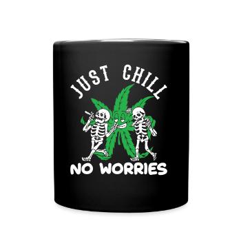 Hanf I Stoner Geschenke I Hanf Geschenke - Tasse einfarbig - Schwarz - Vorne