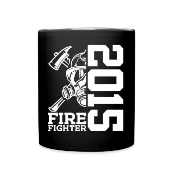 POMPIERS DES POMPIERS 11E ANNIVERSAIRE 2015 - Mug uni - noir - Devant