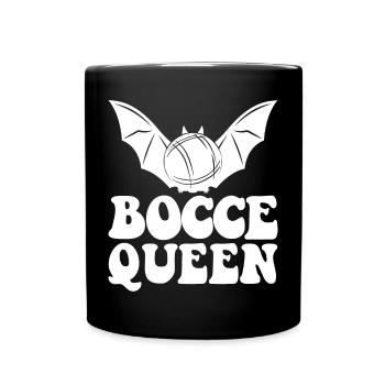 Bocce Queen Boules Bal Halloween Costume Boule - Mug uni - noir - Devant