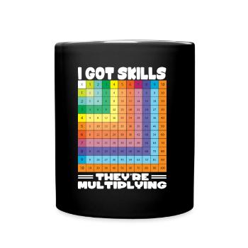 Math Teacher Gift - Math Tshirt - Full Colour Mug - black - Front