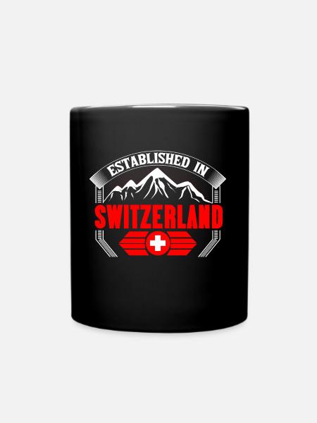 Suisse Swiss Pride - Mug uni - noir