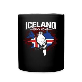 Iceland Island Pride - Full Colour Mug - black - Front