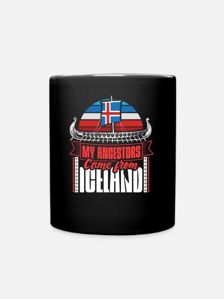 État d’Islande - Mug uni - noir