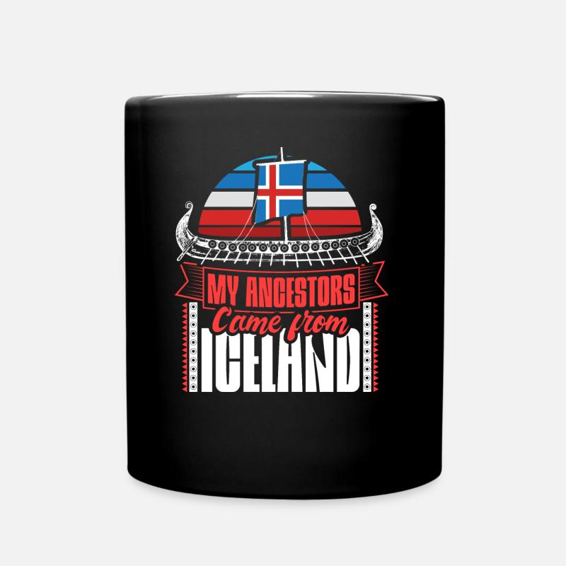 Iceland State - Full Colour Mug - black