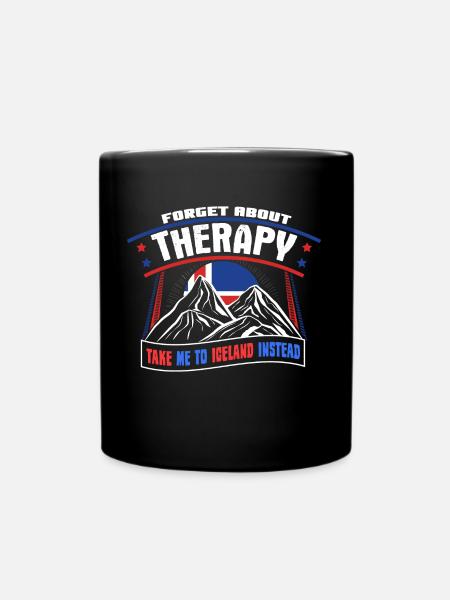 Islande North Pride - Mug uni - noir