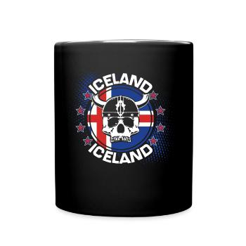 Idée cadeau Iceland Volcano Republic - Mug uni - noir - Devant