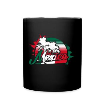 Idée cadeau Mexico Fiesta Flag - Mug uni - noir - Devant