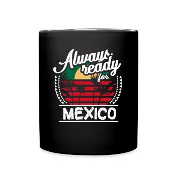 Mexique État des cactus - Mug uni - noir - Devant