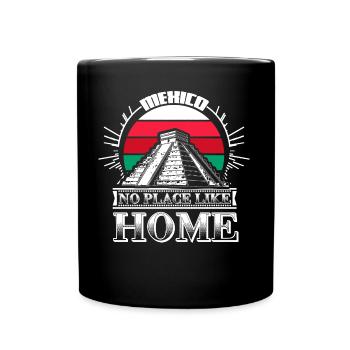 Mexique Sombrero - Mug uni - noir - Devant