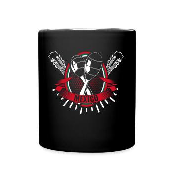 Mexiko Salsa Stolz Geschenkidee - Tasse einfarbig - Schwarz - Vorne
