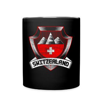 Suisse Cadeau Suisse - Mug uni - noir - Devant
