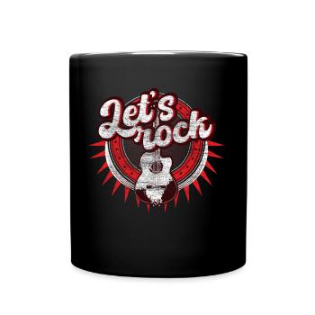 Guitar Guitarist Music - Full Colour Mug - black - Front