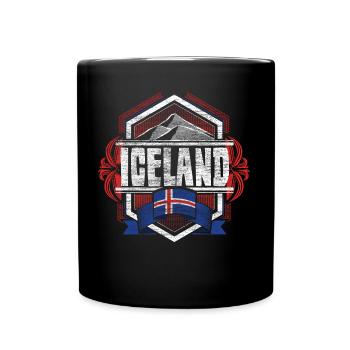 Iceland Nordic Pride - Full Colour Mug - black - Front