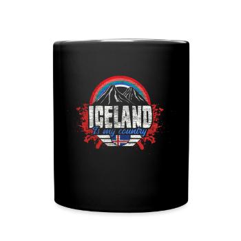 Iceland Viking State - Full Colour Mug - black - Front