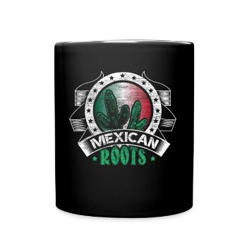Armoiries du Sombrero du Mexique - Mug uni - noir - Devant