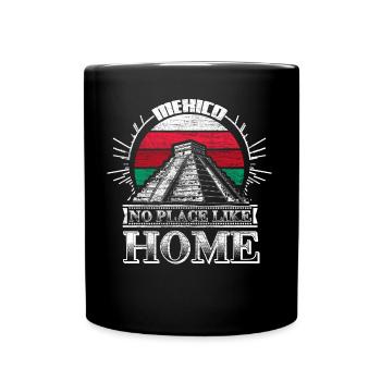Drapeau de la sieste du Mexique - Mug uni - noir - Devant
