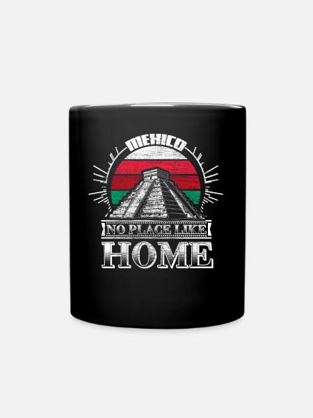 Mexiko Siesta Flagge - Tasse einfarbig - Schwarz